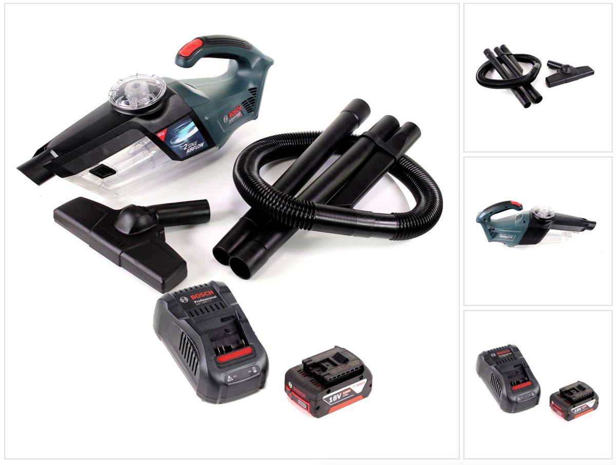 Bosch GAS 18V-1 Akku Staubsauger 18V + 1x Akku 5,0Ah + Ladegerät