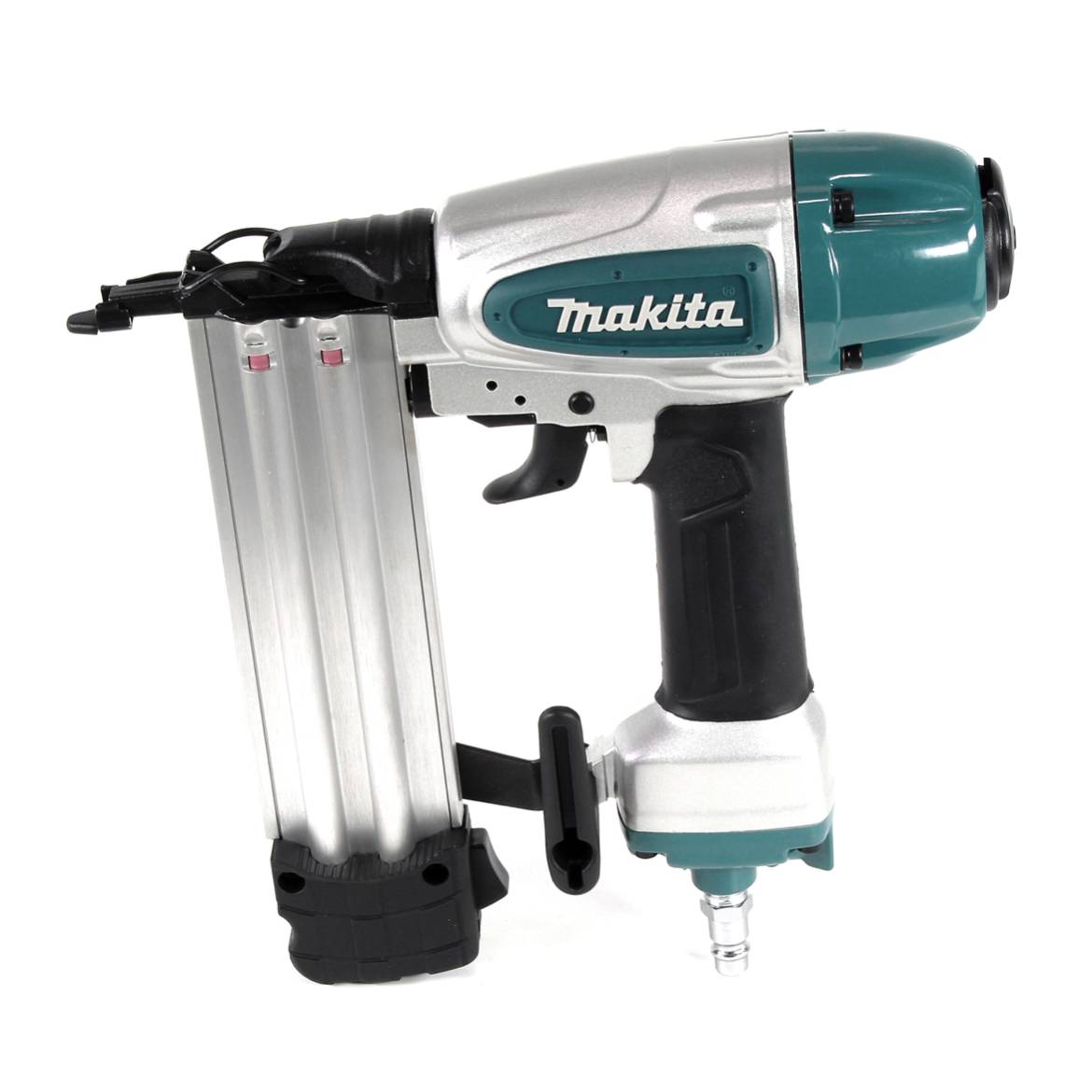 Makita AF 506 Druckluft Stauchkopfnagler 15-50mm 4,3-8,3bar + 5000x Stauchkopfnagel 32mm galvanisiert + Koffer