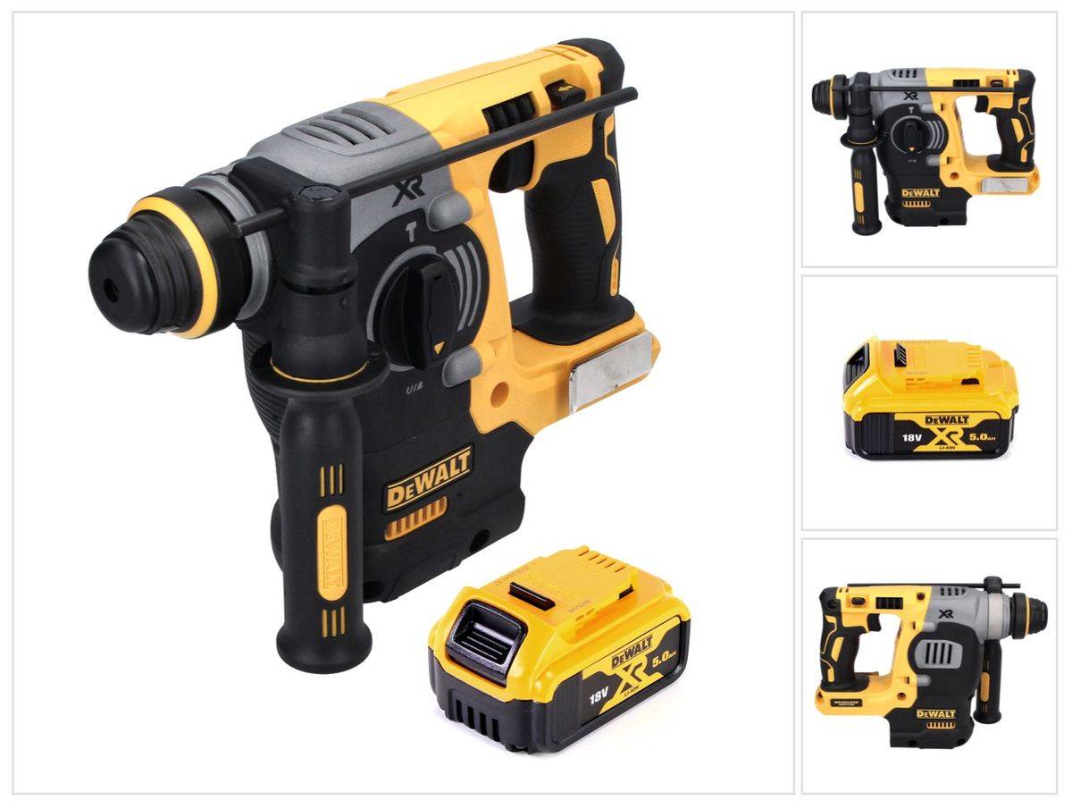 DeWalt DCH 273 N Akku Kombihammer 18 V 2,1 J SDS Plus Brushless + 1x Akku 5,0 Ah - ohne Ladegerät