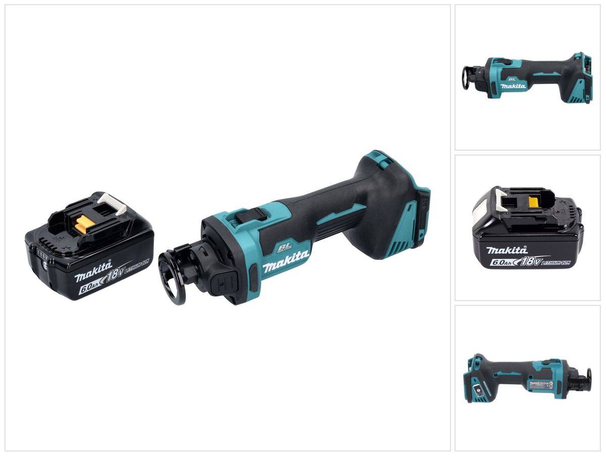 Makita DCO 181 G1 Akku Rotationsschneider 18 V 32000 U/min Brushless + 1x Akku 6,0 Ah - ohne Ladegerät
