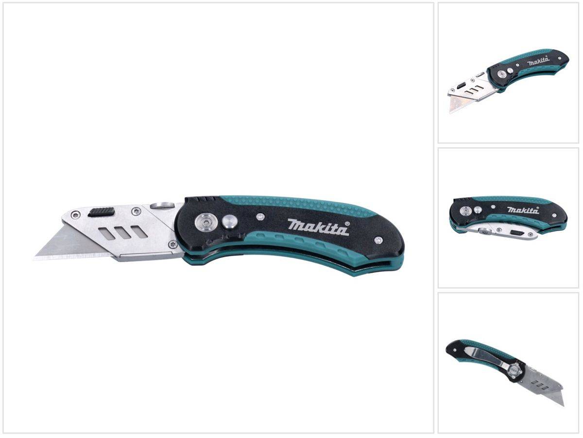 Makita Sicherheits Klappmesser ( E-11520 ) Cutter Messer mit rutschfestem Handgriff