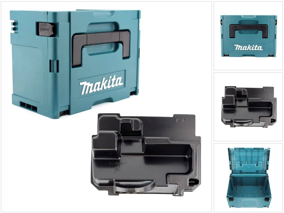 Makita MAKPAC 3 Systemkoffer + Einlage für Makita BSS / DSS 610