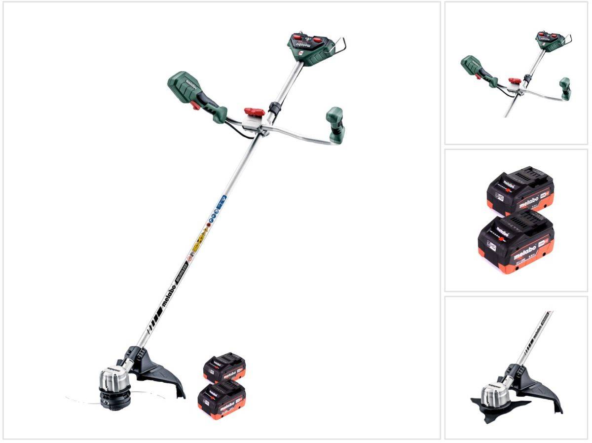 Metabo FSB 36-18 LTX BL 40 Akku Freischneider 36 V ( 2x 18 V ) Zweihandgriff Brushless + 2x Akku 5,5 Ah - ohne Ladegerät