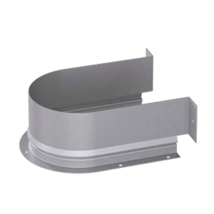 Siphonabdeckung L.300mm silber HETTICH