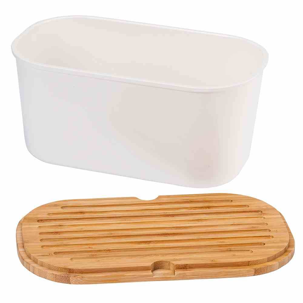 Kesper Brotbox 37 x 17,5 x 21,5 cm Melamin, weiß