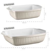 Mäser 931501 Kitchen Time Auflaufform 33 x 24 cm, rechteckig, grau Mäser 931501 Kitchen Time Auflaufform 33 x 24 cm, rechteckig, grau