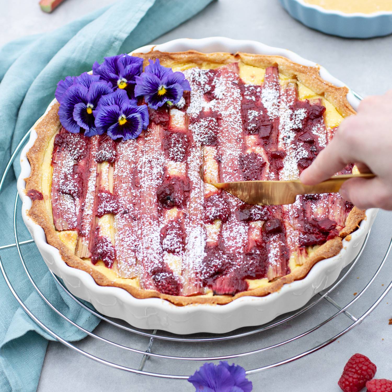 Mäser 931980 Kitchen Time Tarteform 27 cm, weiß