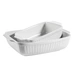 Mäser 931982 Kitchen Time Auflaufform, rechteckig, weiß, 2-teilig (1 Set) Mäser 931982 Kitchen Time Auflaufform, rechteckig, weiß, 2-teilig (1 Set)