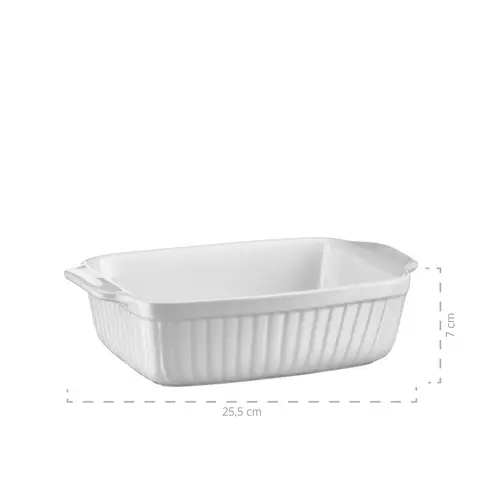 Mäser 931982 Kitchen Time Auflaufform, rechteckig, weiß, 2-teilig (1 Set) Mäser 931982 Kitchen Time Auflaufform, rechteckig, weiß, 2-teilig (1 Set)