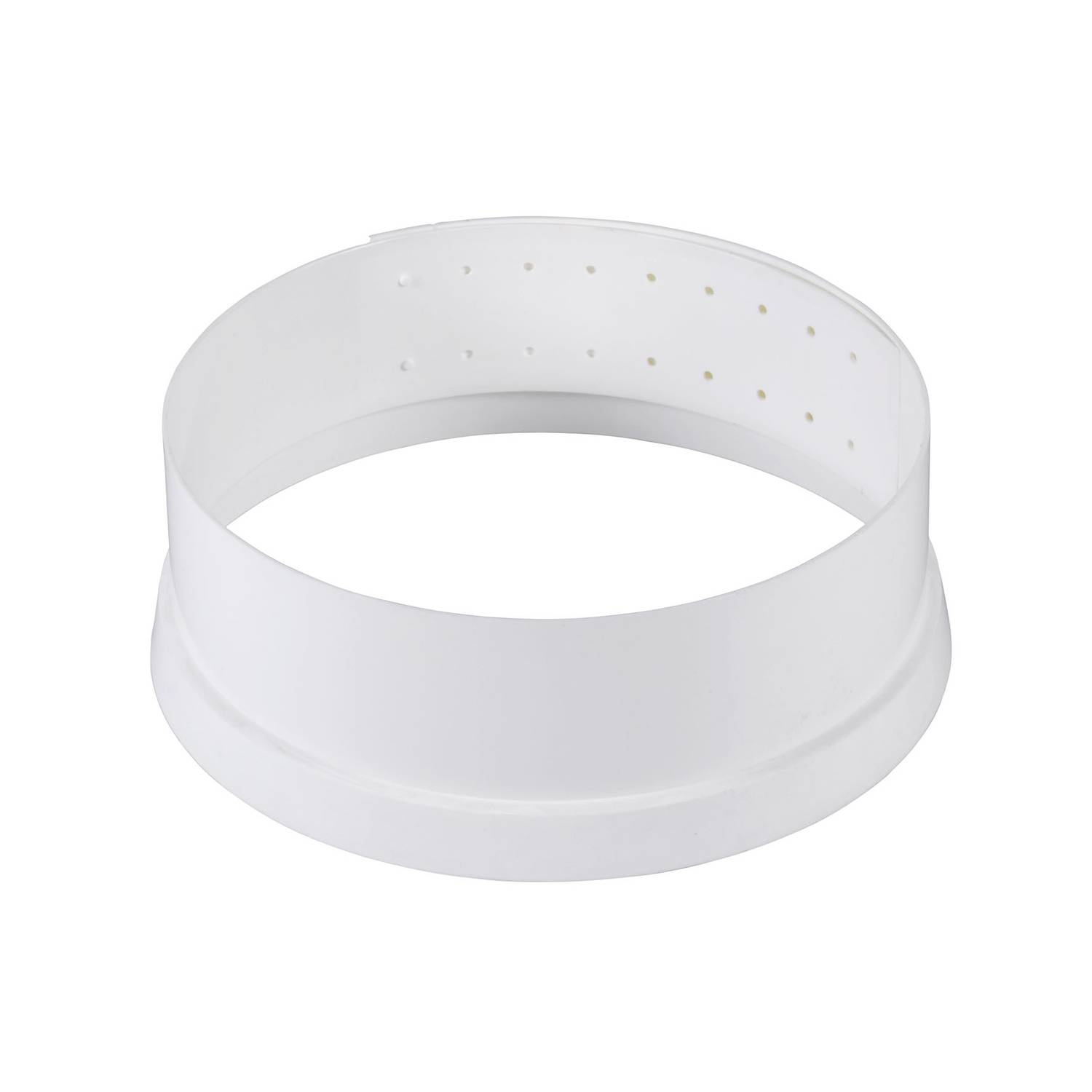 Wüllner+Kaiser 4050 Tortenring Kunststoff, verstellbar von 22-26cm, H 8 cm, weiß (1 Stück)