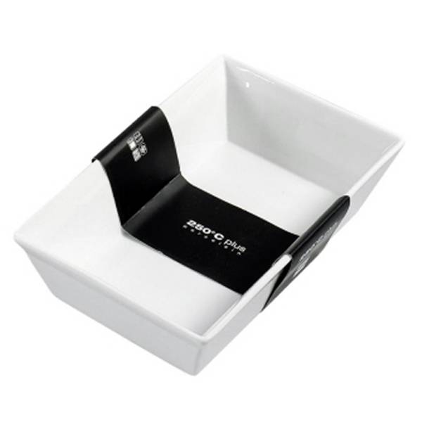 ASA Selection 52041/017 250° Poletto Gratinform, rechteckig, 27 x 17 x 6,5 cm, weiß
