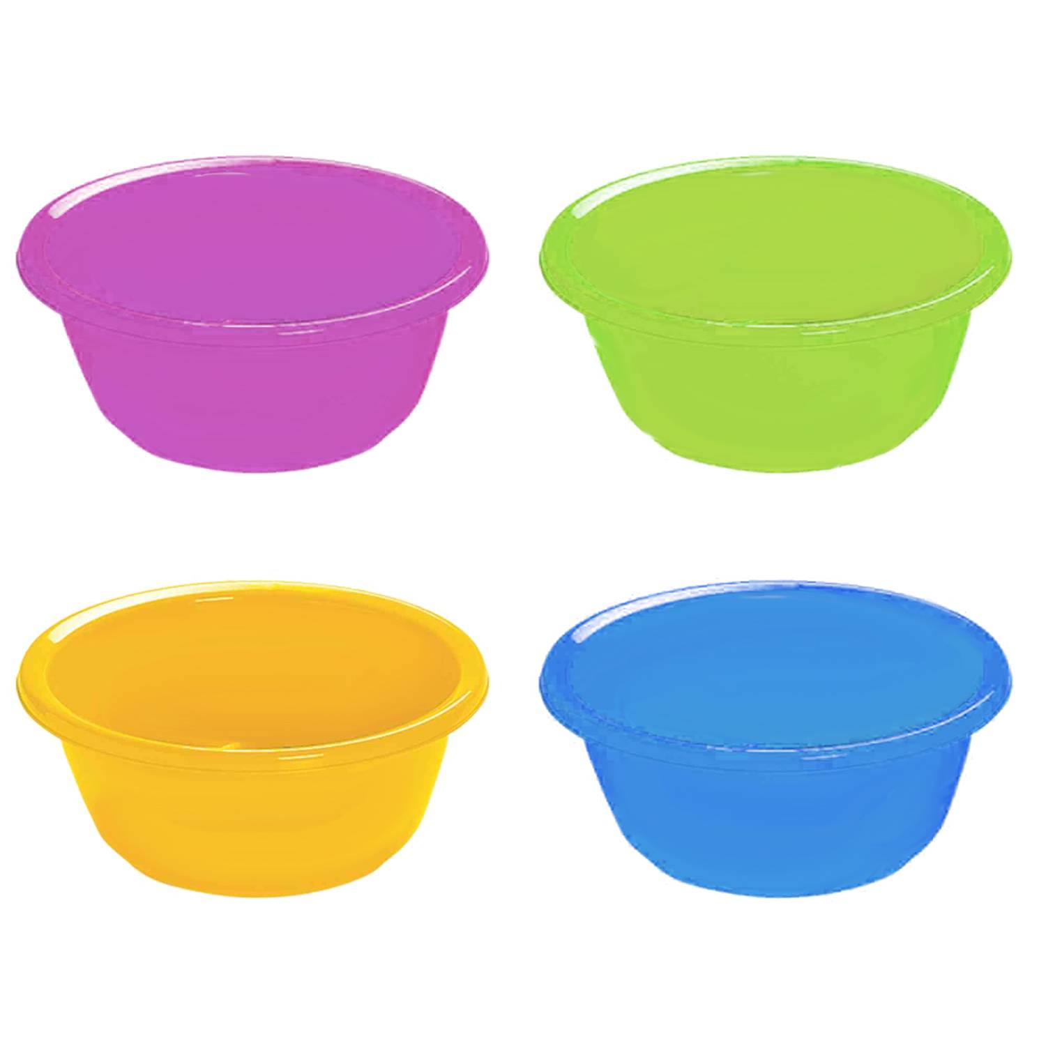 Heidrun 292- Schüssel, 24 cm - 2,5 L Kunststoff (Farbe zufällig, 1 Stück)