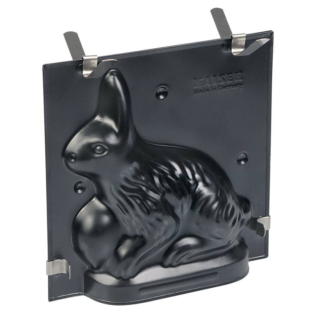 Kaiser 230-0658919 Hasenbackform 0,5 Liter, antihaftbesch., schwarz (1 Stück)