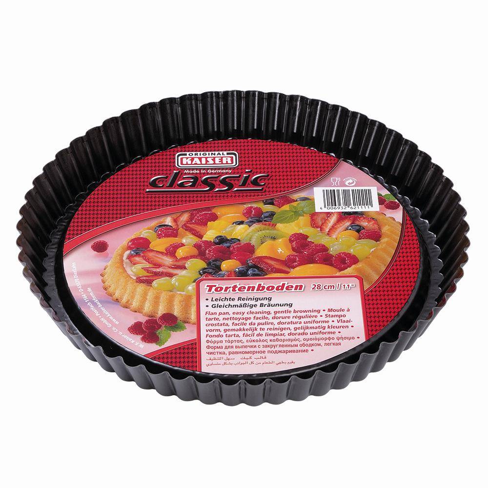 Kaiser 230-0621128 Obsttortenboden 30cm CLASSIC, schwarz (1 Stück)