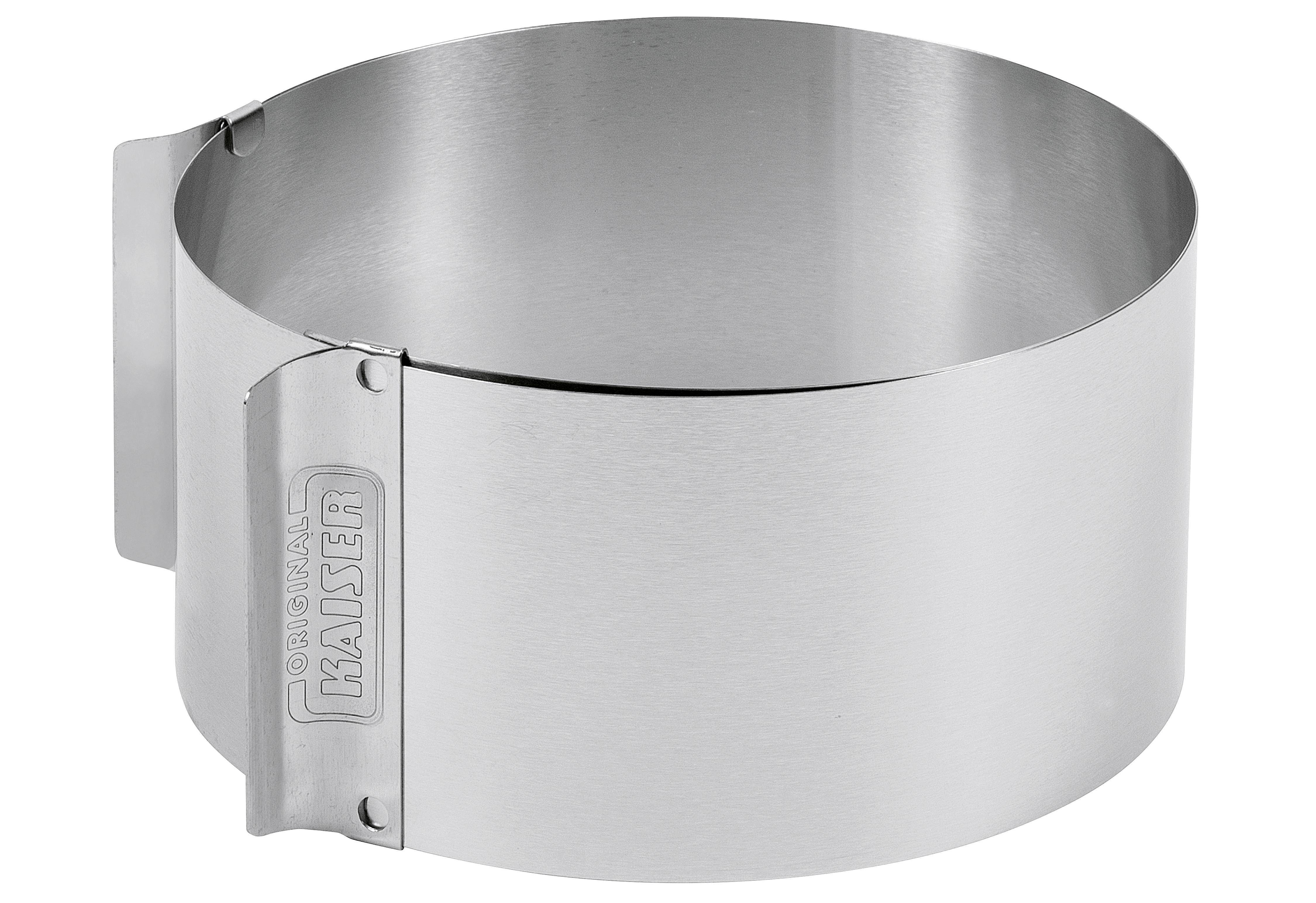 KAISER Inspiration Tortenring mit Griffen, 9 cm hoch