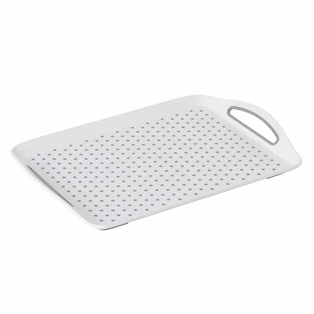 Kesper 772-00 Serviertablett rutschfest, weiß