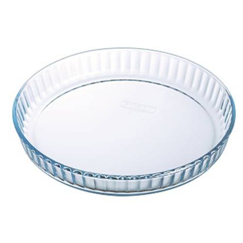 Pyrex 813B000 PYREX Obstkuchenform Glas 28cm, klar