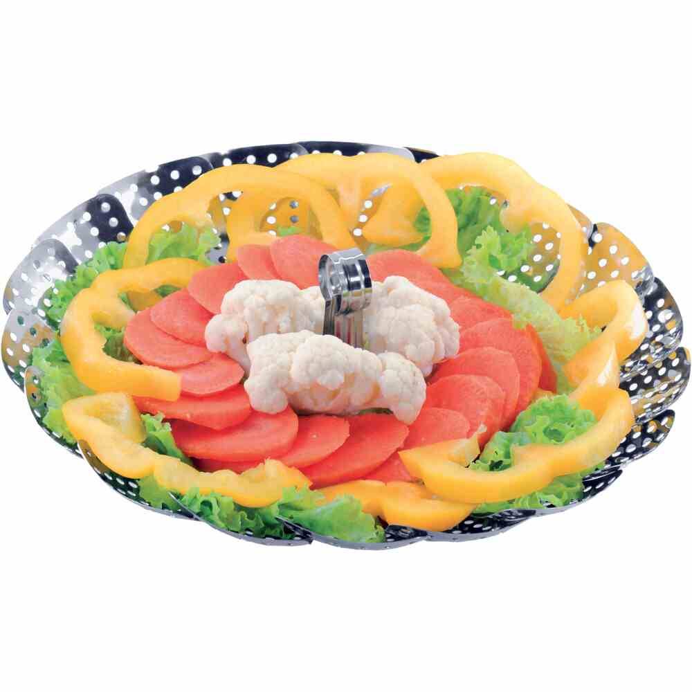 Metaltex 254-300010 Vaporette Dünsteinsatz 14-23 cm, Inox, silber