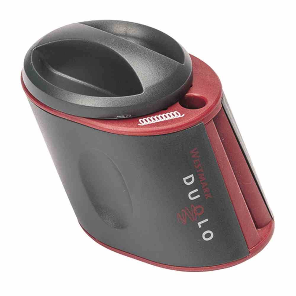 Westmark 116-22260 Spiralschneider DUOLO, 8 x 6,7 x 8 cm, schwarz/rot (1 Stück)