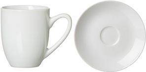 Snap by R & B Espressoobertasse ''BIANCO'', Porzellan, 80 ml konisch, spülmaschinenfest,