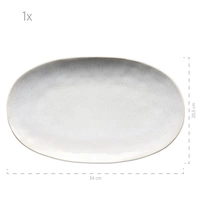 Mäser 931917 Frozen Plattenset WEISS, weiß, 3-teilig (1 Set) Mäser 931917 Frozen Plattenset WEISS, weiß, 3-teilig (1 Set)