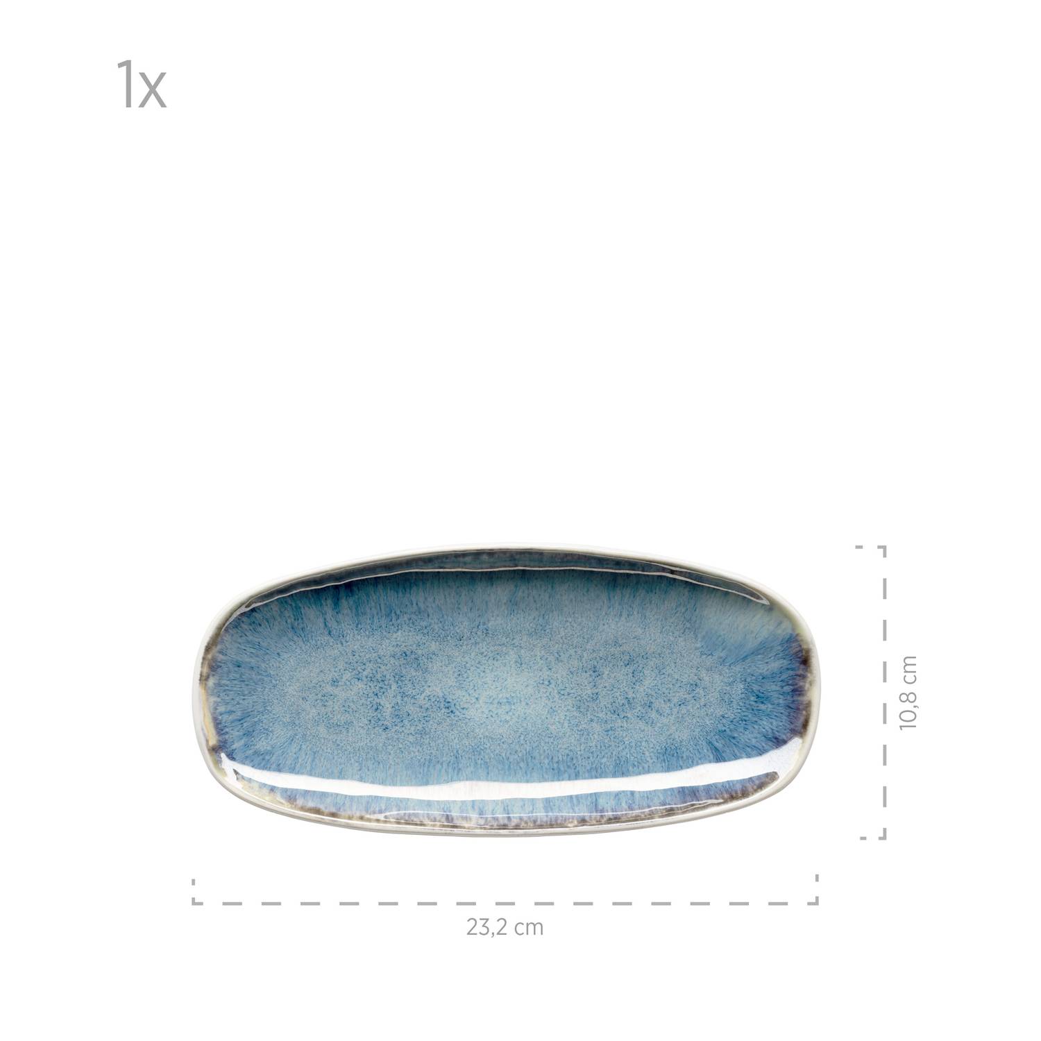 Mäser 931918 Frozen Plattenset BLAU, blau, 3-teilig (1 Set)