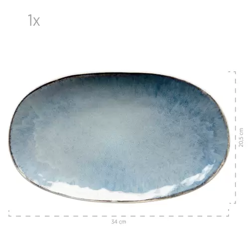 Mäser 931918 Frozen Plattenset BLAU, blau, 3-teilig (1 Set) Mäser 931918 Frozen Plattenset BLAU, blau, 3-teilig (1 Set)