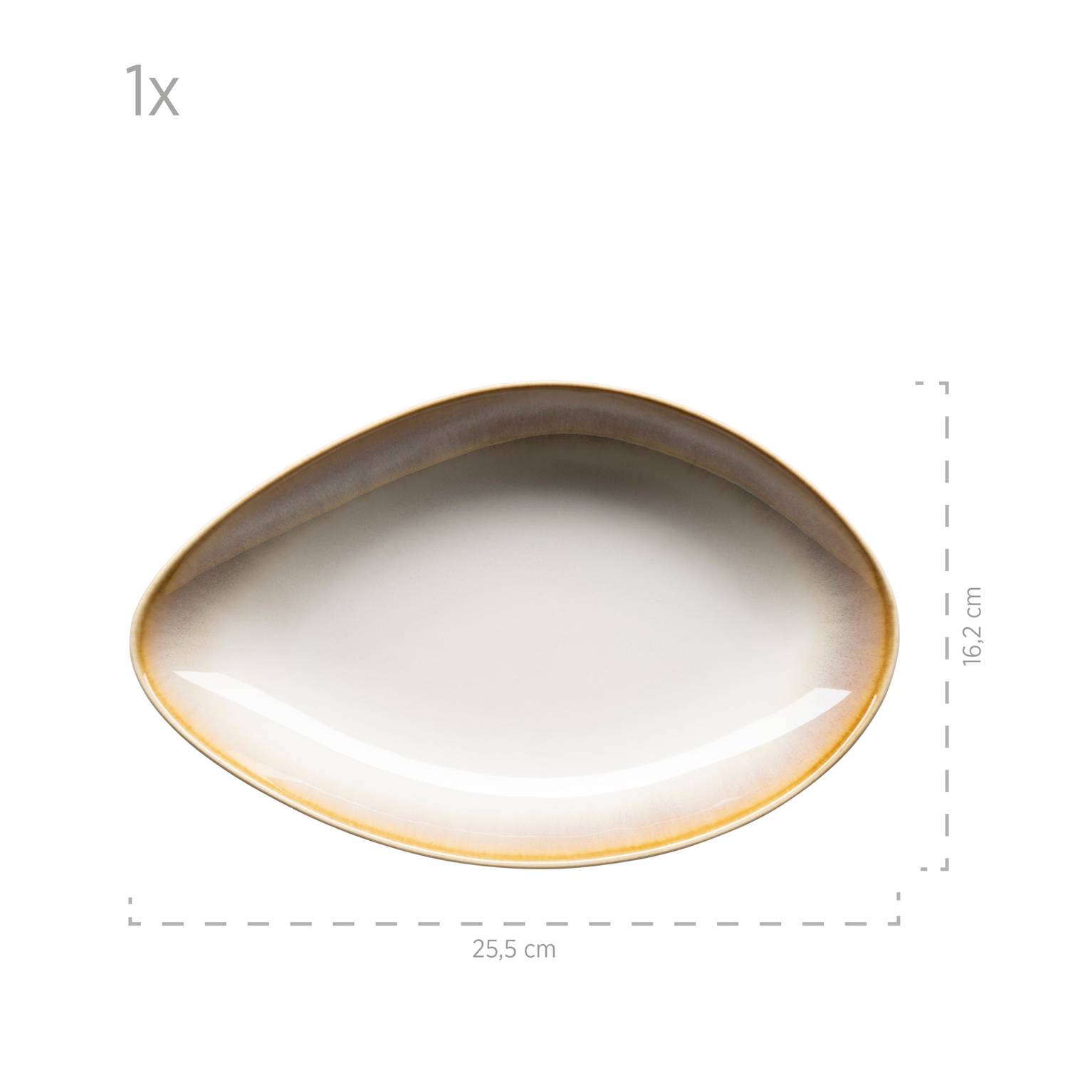 Mäser 931995 La Sinfonia Servierschalenset, beige/creme-weiß, 2-teilig (1 Set)