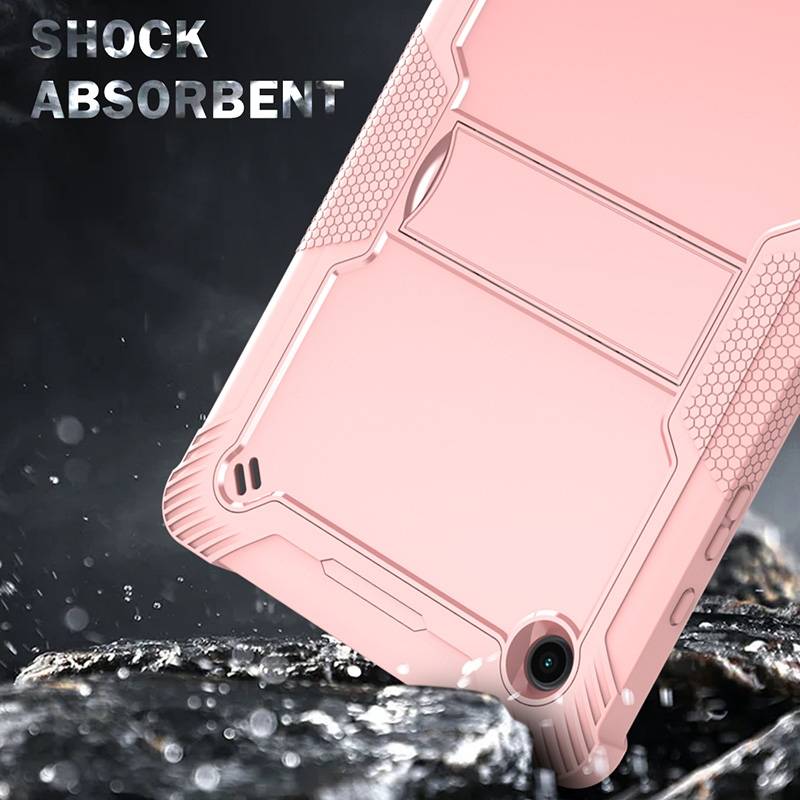 Für Samsung Galaxy Tab A8 2021 aufstellbare Outdoor Rosa Tablet Case
