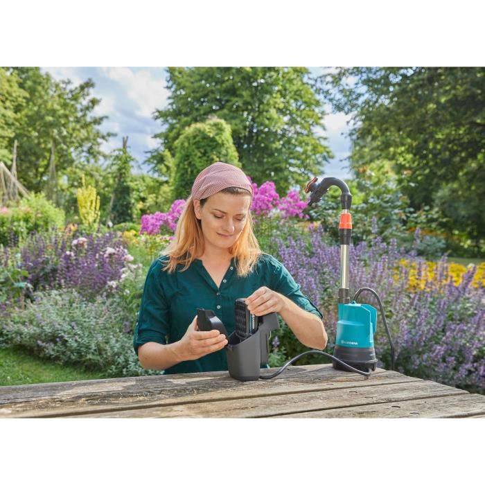GARDENA Pumpe für Regenwassersammler 2000/2 18V P4A ohne Akku