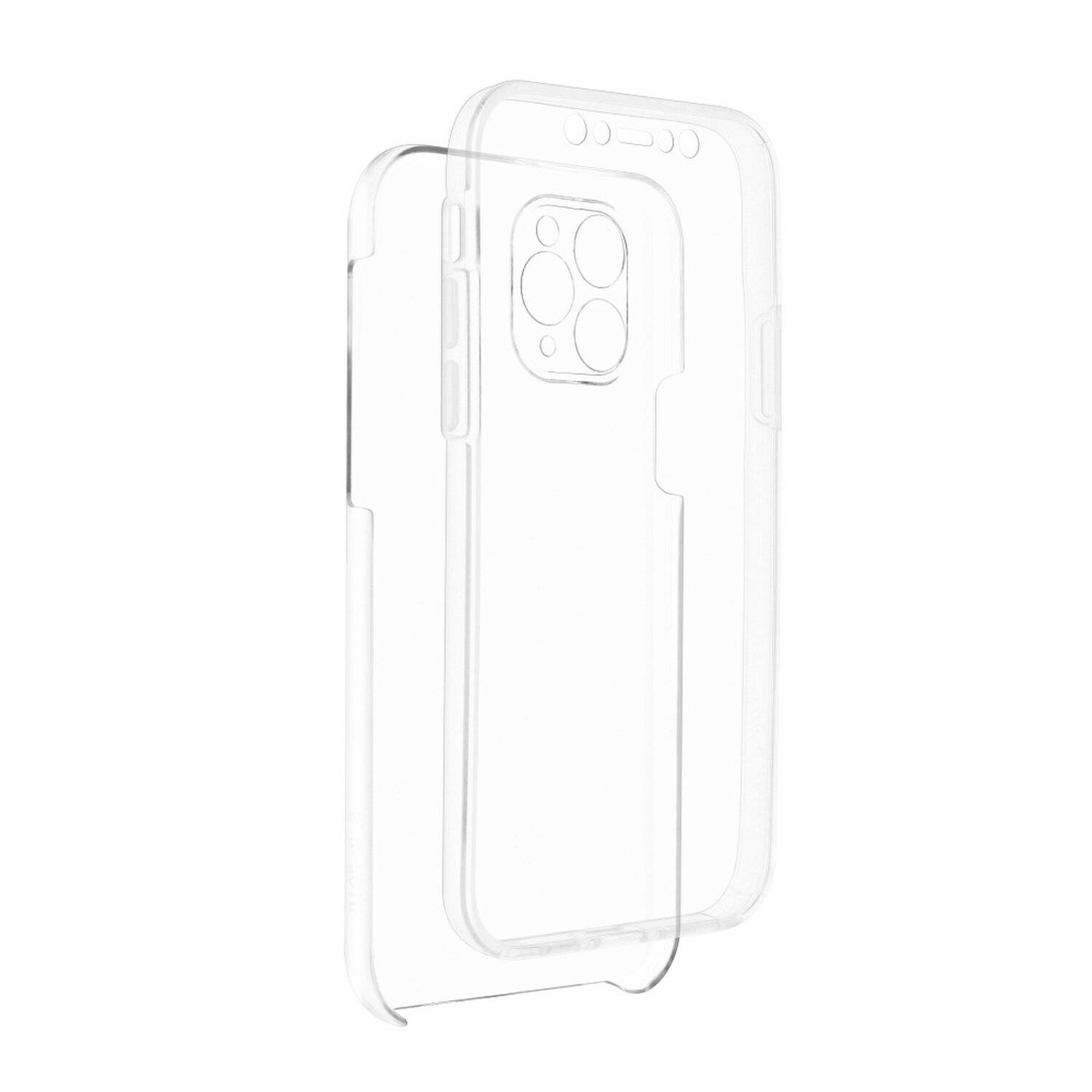 TPU 360° Rundum Full Body SchutzHülle für Samsung Galaxy S22 Plus (SM-906B) Silikon Hülle Etui Case Cover in Transparent