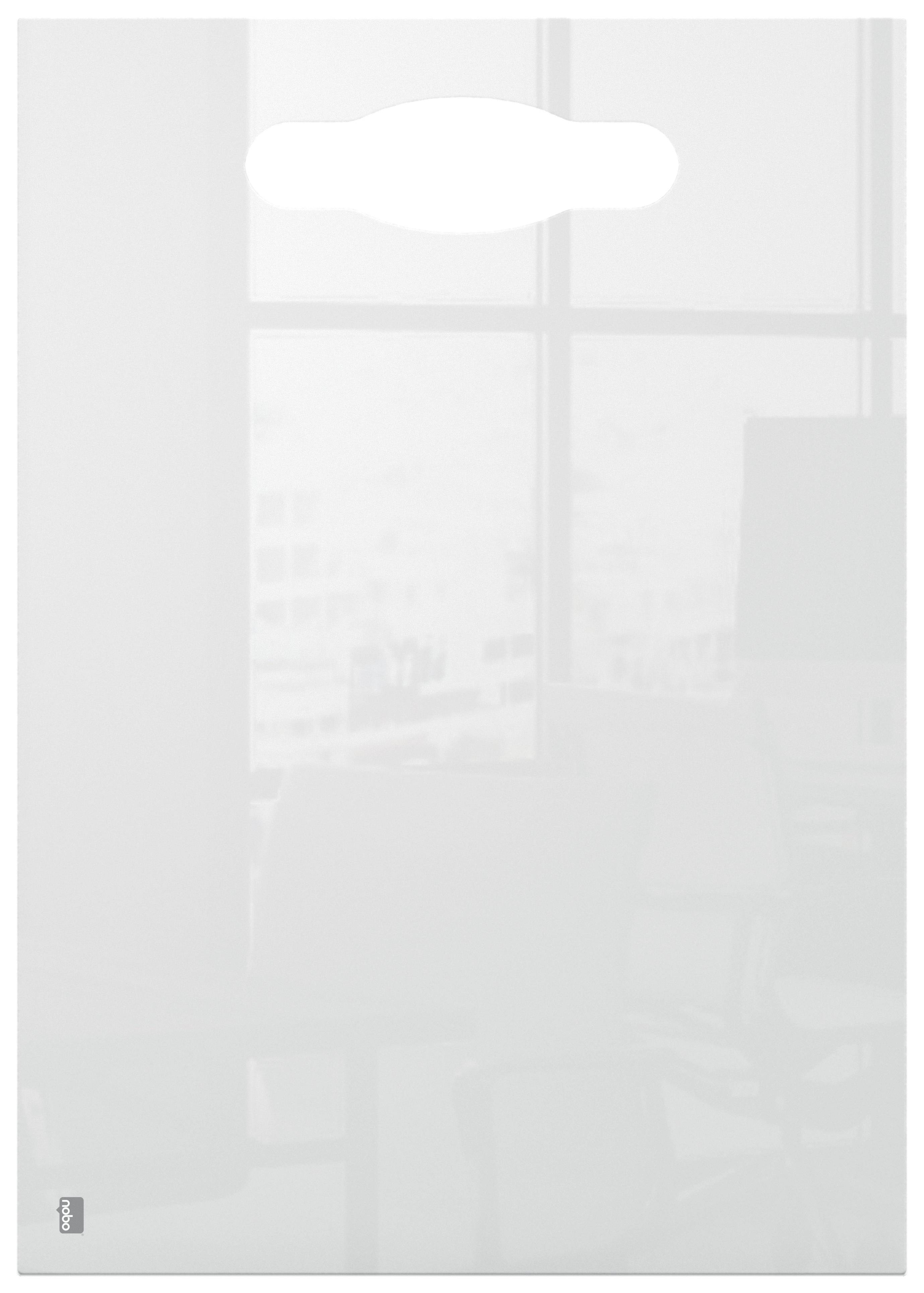 Notiztafel mit Griffloch Acryl