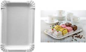 PAPSTAR Papp-Teller ''pure'' eckig, 180 x 260 mm, weiß, 250er aus 100% Frischfaserkarton, lebensmittelecht, kompostierbar