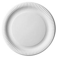 Papstar 11740, Teller, Rund, Karton, Weiß, Monochromatisch, 50 Stück(e)