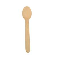 Papstar 86941, Einweg-Suppenlöffel, Holz, Holz, 15,7 cm, 2,7 g, 170 mm