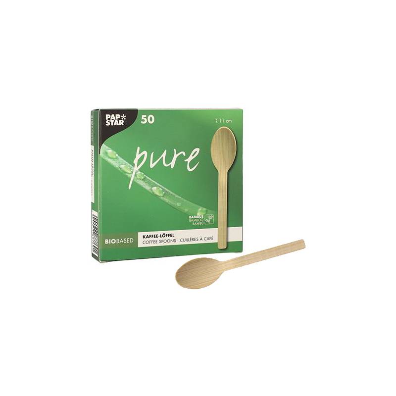PAPSTAR Kaffeelöffel "pure", Länge: 110 mm, 50er