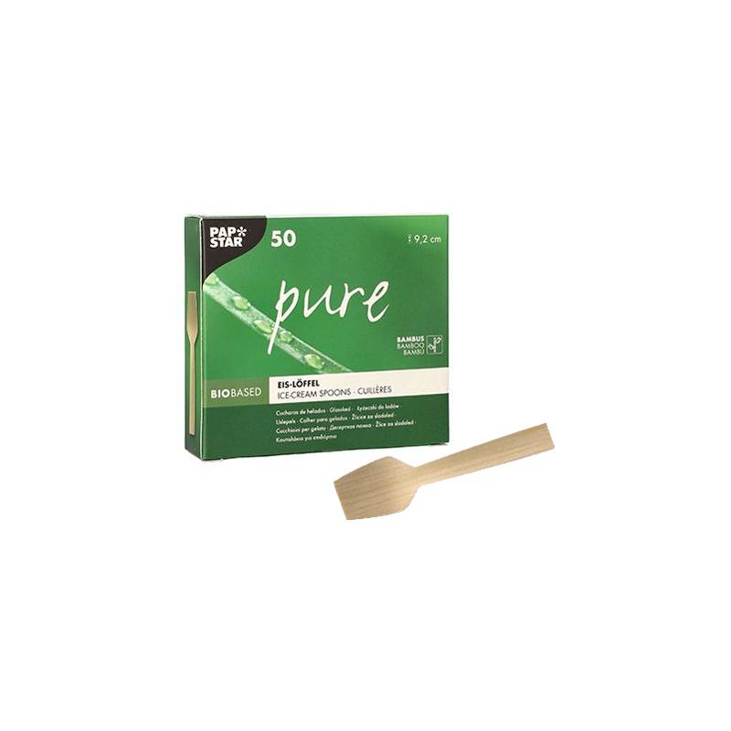 PAPSTAR Eislöffel "pure", Länge: 92 mm, 50er
