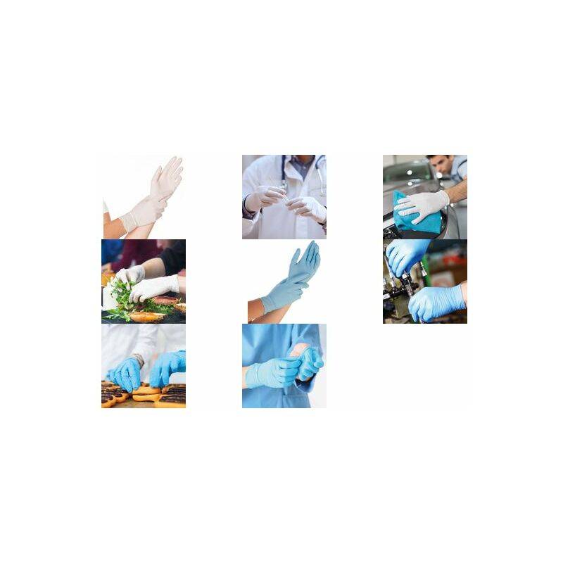HYGOSTAR Nitril-Handschuh SAFE PREMIUM, L, blau, puderfrei