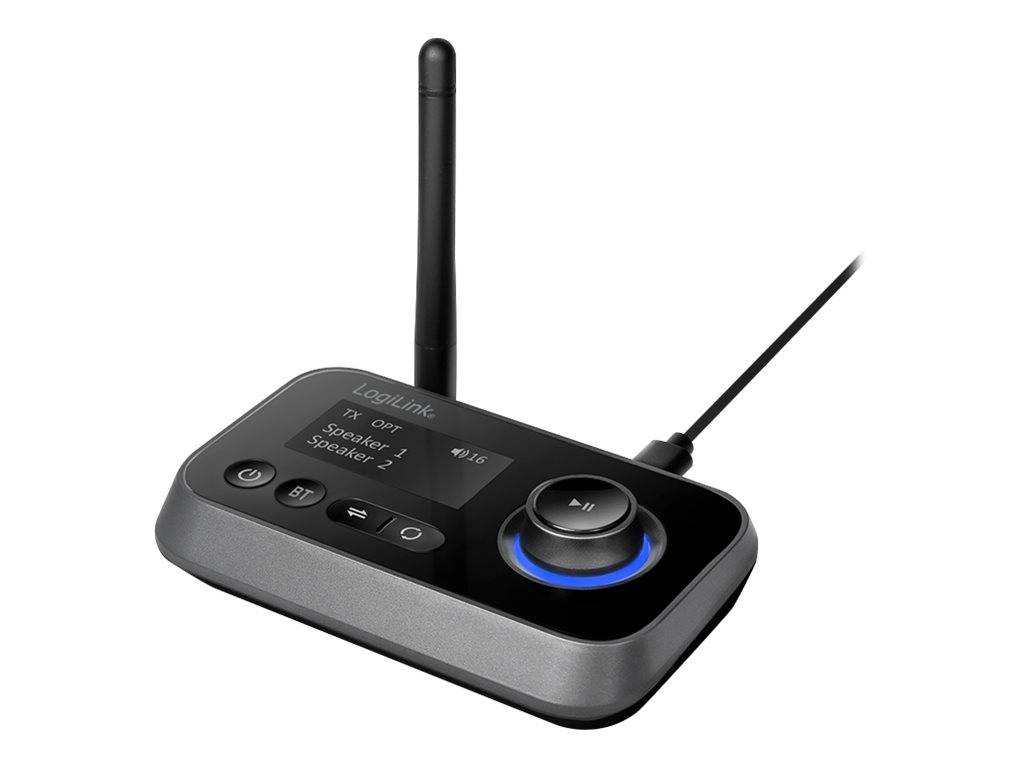 LogiLink Drahtloser Bluetooth Audio-Empfänger / Transmitter für TV - drahtloser