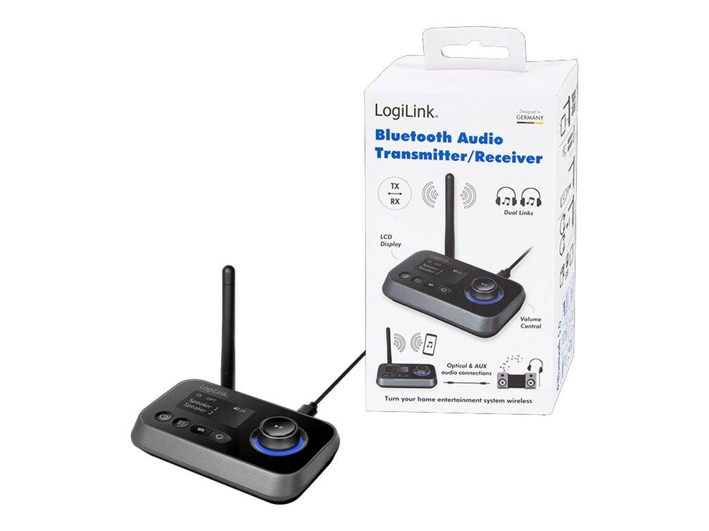 LogiLink Drahtloser Bluetooth Audio-Empfänger / Transmitter für TV - drahtloser