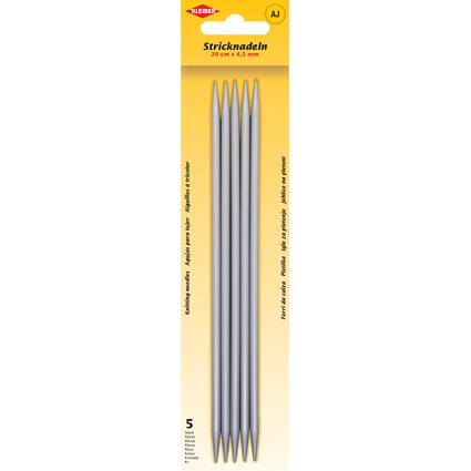 KLEIBER Stricknadel-Set / Strumpfspiele, 200 mm x 4,5 mm