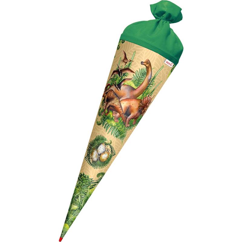 ROTH Schultüte "Veganosaurus", rund, 700 mm