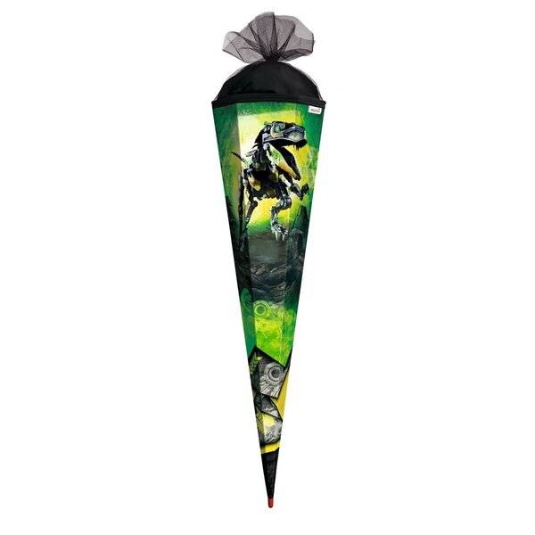 Schultüte Robo-Rex - sechseckig 85 cm