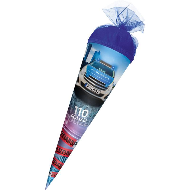 ROTH Geschwister-Schultüte "Polizei 110", rund, 350 mm