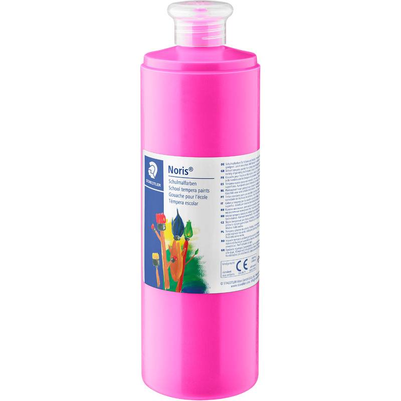 STAEDTLER Schulmalfarbe Noris, 750 ml Flasche, magenta