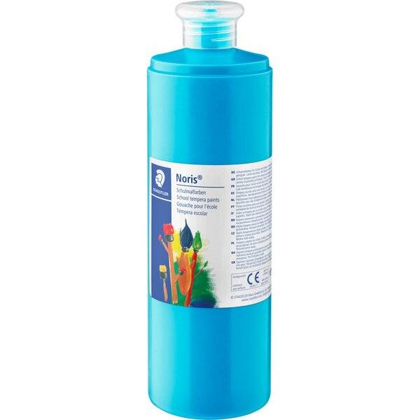 Schulmalfarbe Noris 750ml cyan