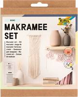 FOLIA - Makramee-Set natur rose