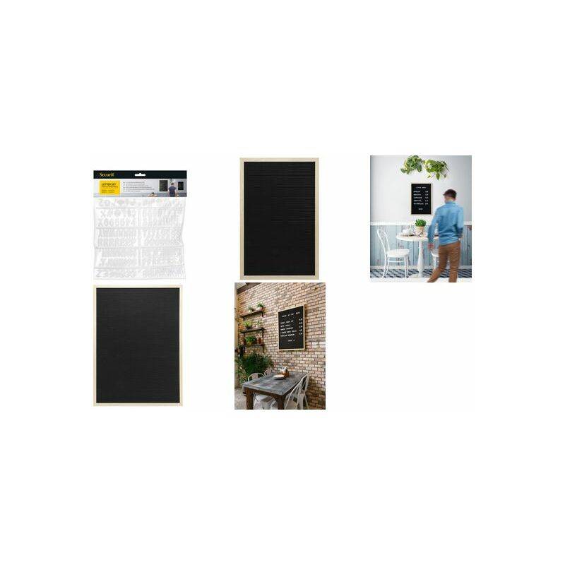 Securit Buchstaben-Set für Wandtafel "LETTER BOARD", weiß