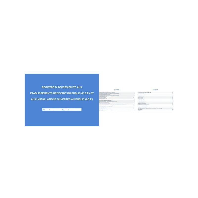 ELVE Registre "Accessibilité aux ERP et IOP"