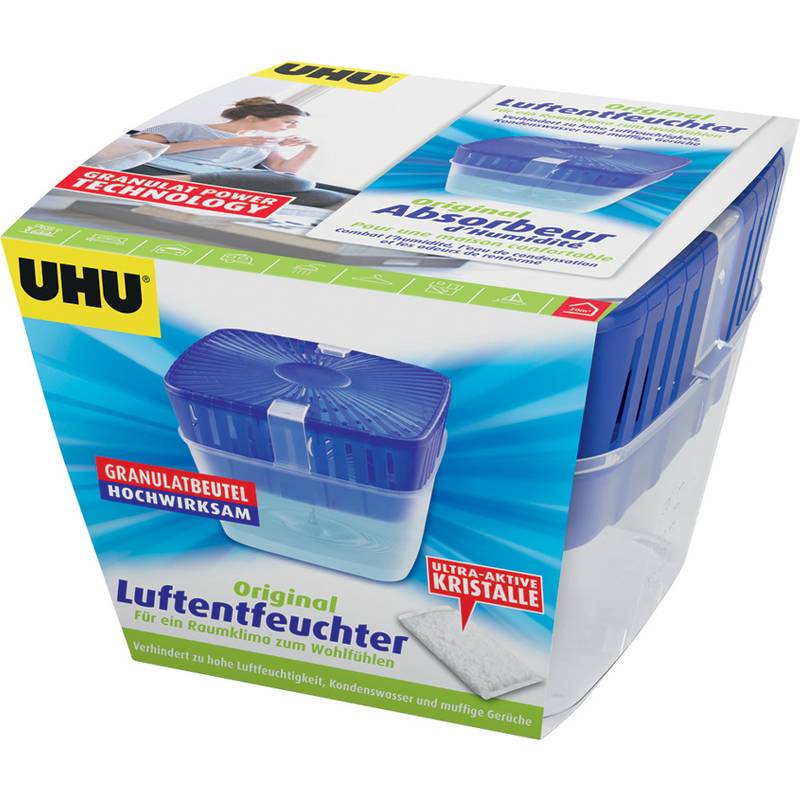 UHU Luftentfeuchter, für Räume bis 45 cbm, 450 g